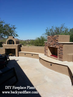 Custom Fireplace & Oven