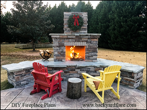 Fireplace Plans - Diy Outdoor Fireplace Plan